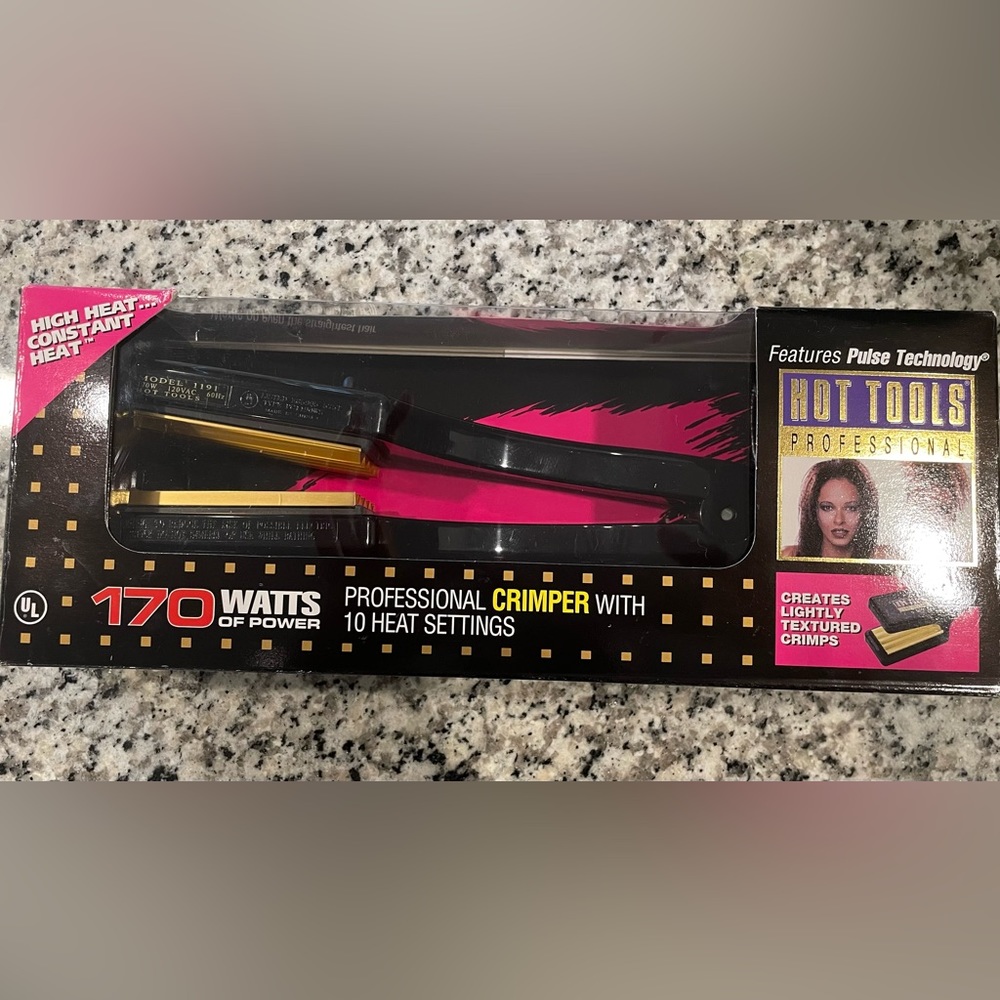 Hot Tools Professional Black and Gold 170-Watt Crimper